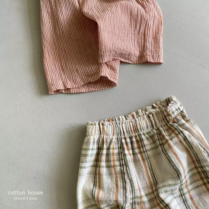 Cotton House - Korean Children Fashion - #kidsshorts - Capri Pants - 4