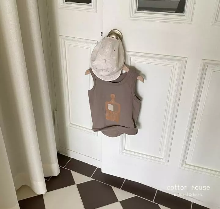 Cotton House - Korean Children Fashion - #kidsstore - Bread Sleeveless