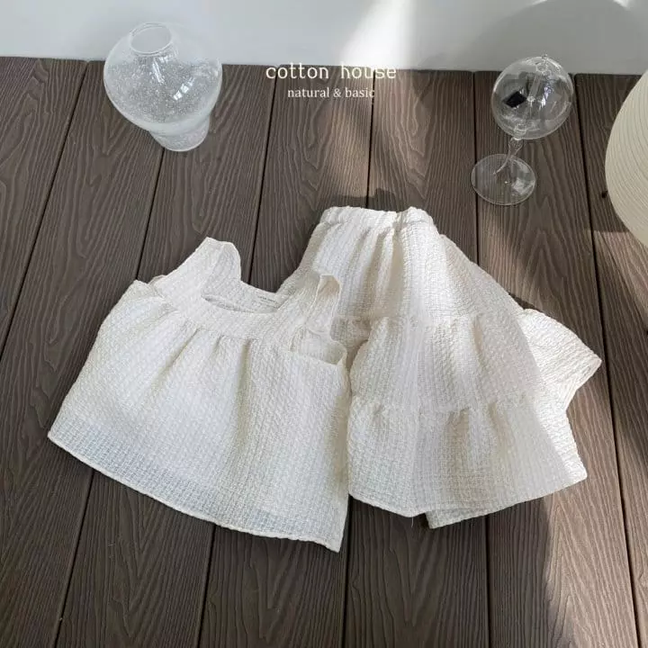 Cotton House - Korean Children Fashion - #kidzfashiontrend - Honey Top Bottom Set - 6