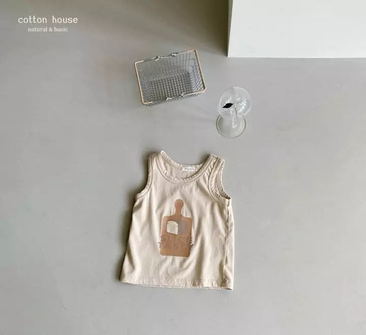 Cotton House - Korean Children Fashion - #kidzfashiontrend - Bread Sleeveless - 2