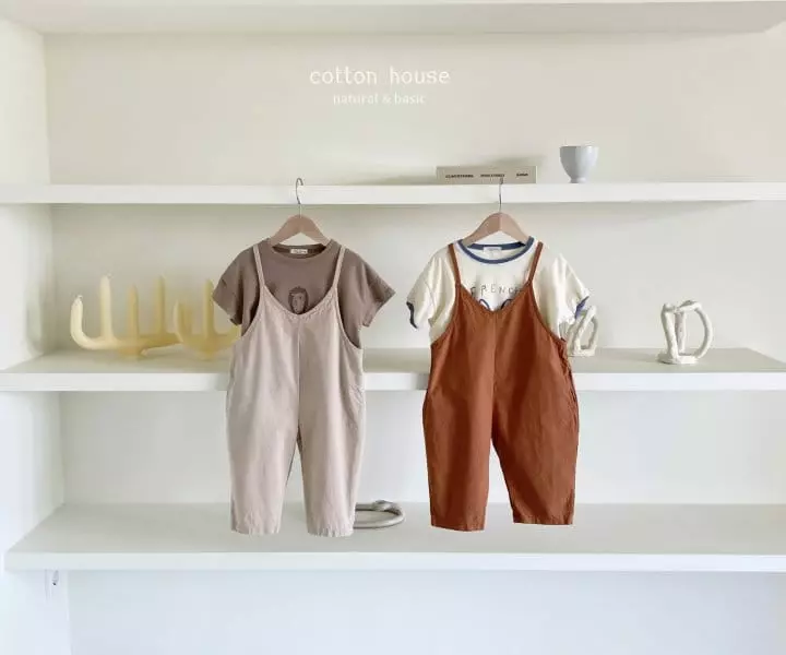 Cotton House - Korean Children Fashion - #littlefashionista - Linen Jumpsuit - 11