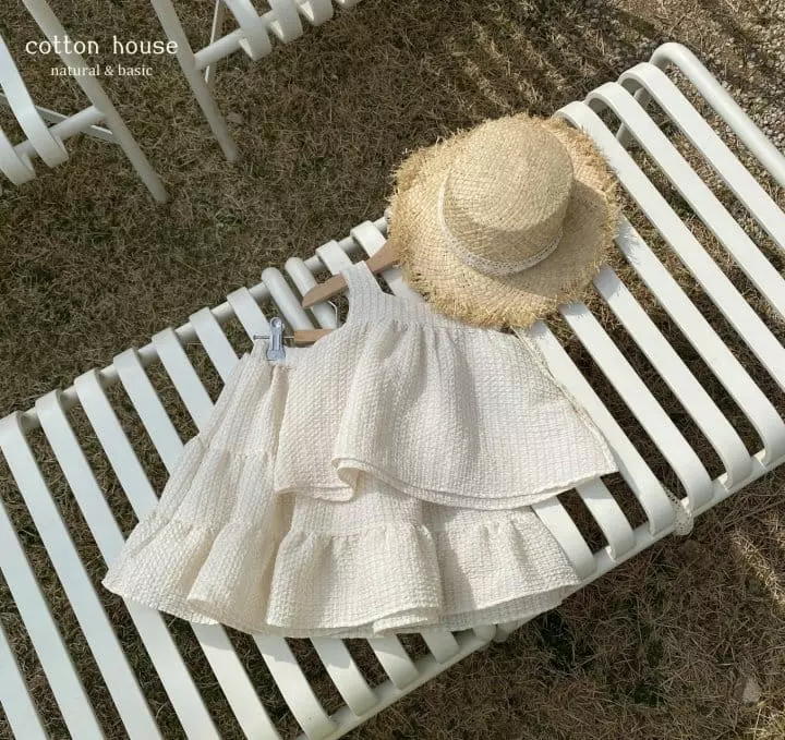 Cotton House - Korean Children Fashion - #littlefashionista - Honey Top Bottom Set - 8