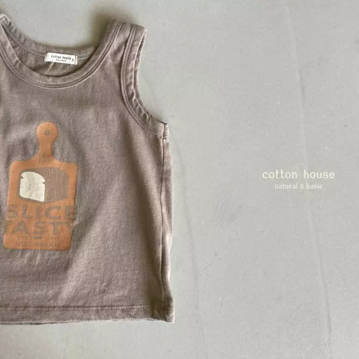 Cotton House - Korean Children Fashion - #Kfashion4kids - Bread Sleeveless - 4