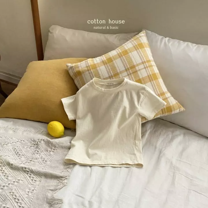 Cotton House - Korean Children Fashion - #littlefashionista - Layered Short Sleeves Tee - 3