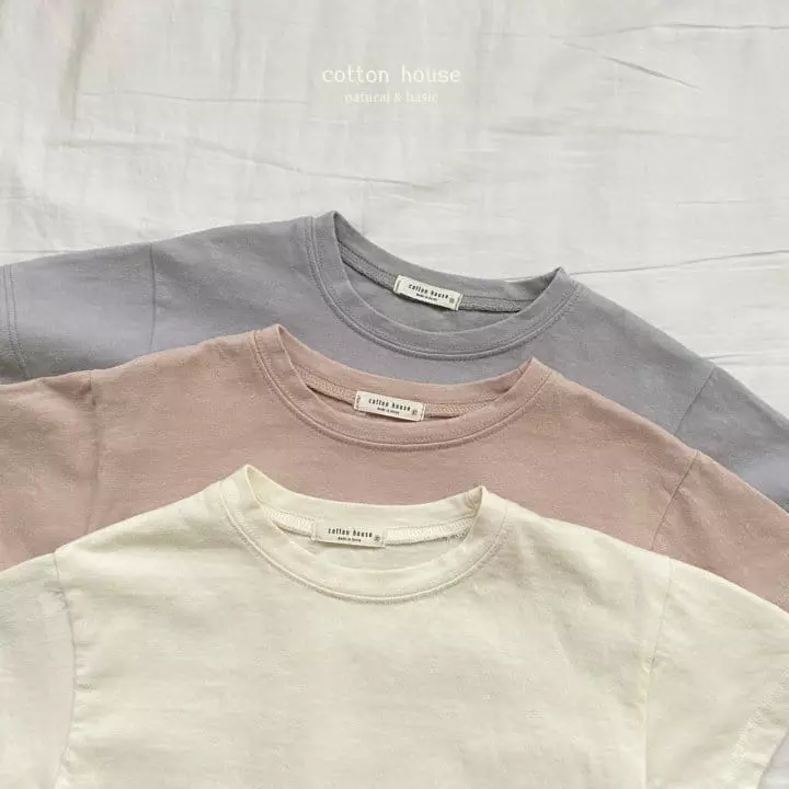 Cotton House - Korean Children Fashion - #littlefashionista - Layered Short Sleeves Tee - 4