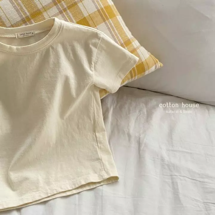 Cotton House - Korean Children Fashion - #minifashionista - Layered Short Sleeves Tee - 5