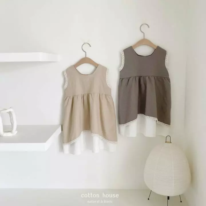 Cotton House - Korean Children Fashion - #prettylittlegirls - Deeple Linen One-piece