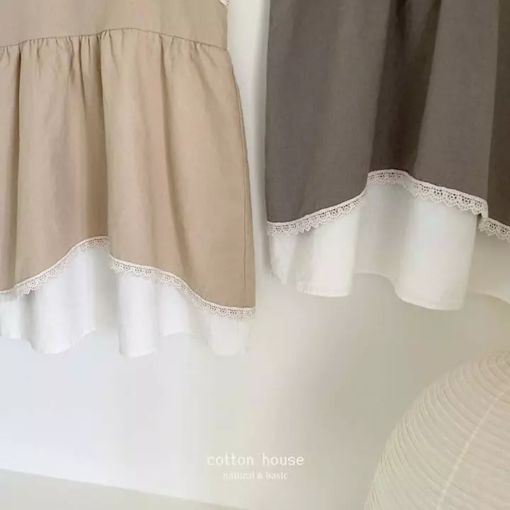 Cotton House - Korean Children Fashion - #todddlerfashion - Deeple Linen One-piece - 2