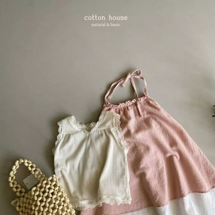 Cotton House - Korean Children Fashion - #todddlerfashion - Jue Jue One-piece - 8