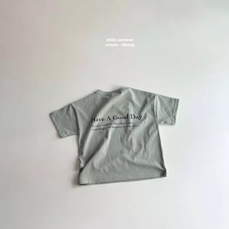 Cream Bbang - Korean Children Fashion - #Kfashion4kids - Good Day Tee - 7
