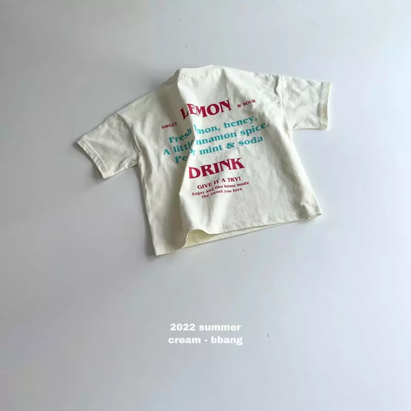 Cream Bbang - Korean Children Fashion - #Kfashion4kids - Lemon Tee - 3