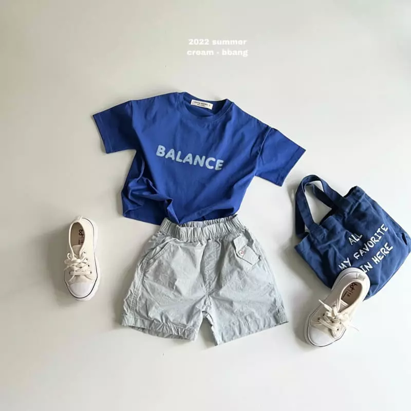 Cream Bbang - Korean Children Fashion - #stylishchildhood - Balance Tee - 4