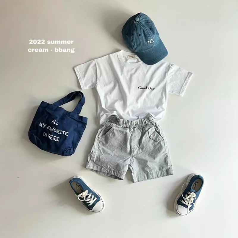 Cream Bbang - Korean Children Fashion - #childofig - Good Day Tee - 12