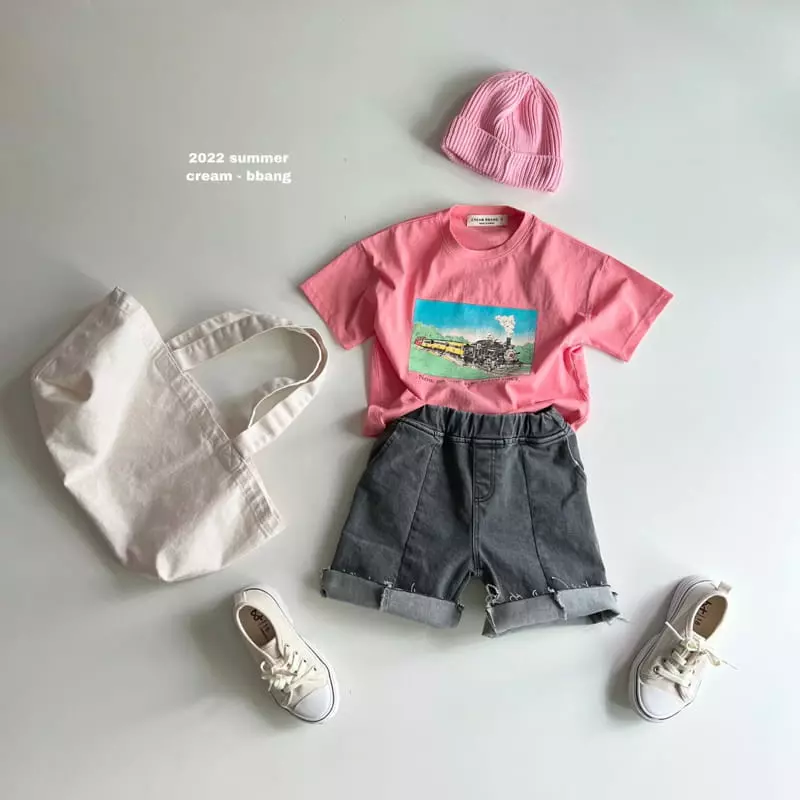 Cream Bbang - Korean Children Fashion - #childofig - Wins Tee - 11