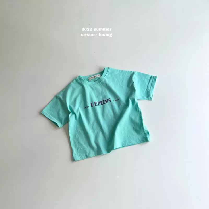 Cream Bbang - Korean Children Fashion - #childofig - Lemon Tee - 8