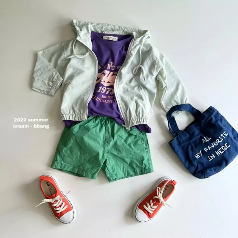 Cream Bbang - Korean Children Fashion - #childofig - College Tee - 7
