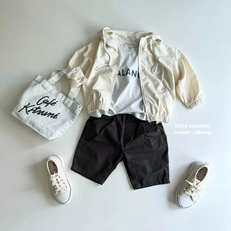 Cream Bbang - Korean Children Fashion - #childofig - Cotton Wrinkle Shorts - 7