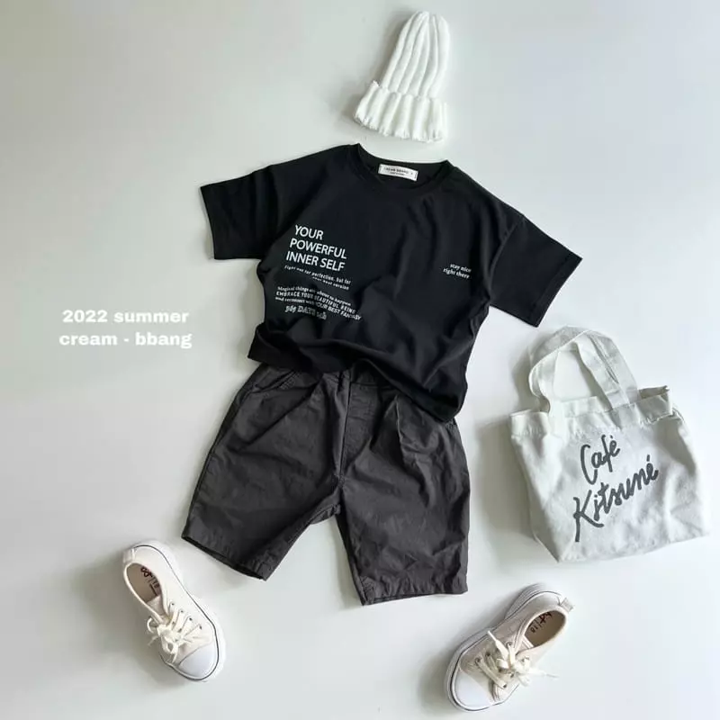 Cream Bbang - Korean Children Fashion - #childofig - Powerful Tee - 5