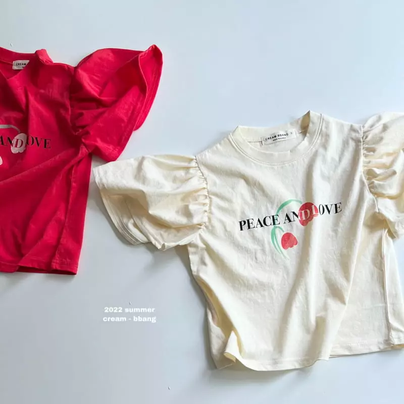 Cream Bbang - Korean Children Fashion - #childofig - Pis Wing Tee - 2