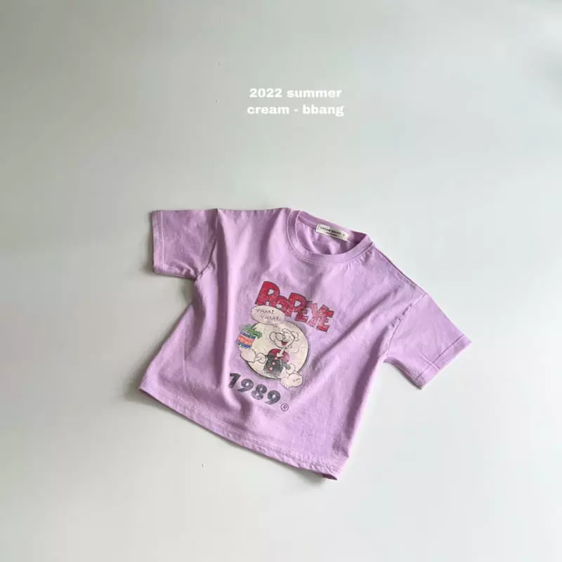 Cream Bbang - Korean Children Fashion - #childrensboutique - Yam Yam Tee - 3
