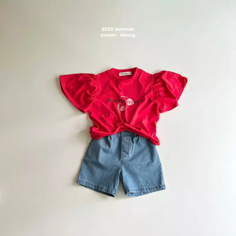 Cream Bbang - Korean Children Fashion - #childofig - Pis Wing Tee - 4