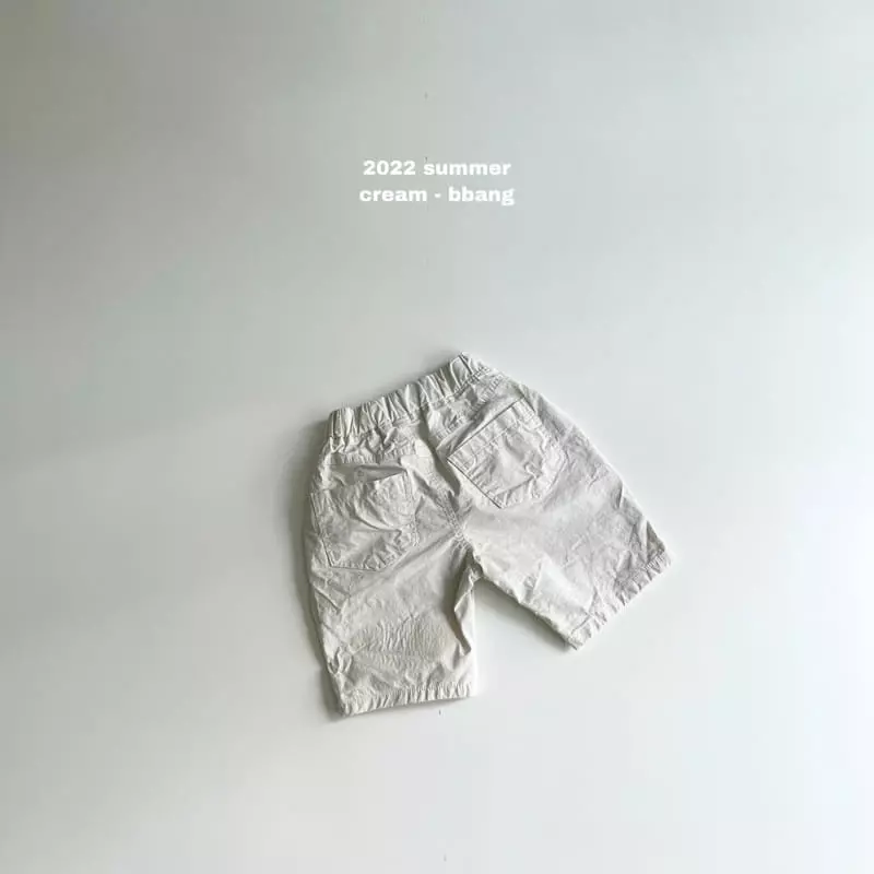 Cream Bbang - Korean Children Fashion - #designkidswear - Cotton Wrinkle Shorts - 9