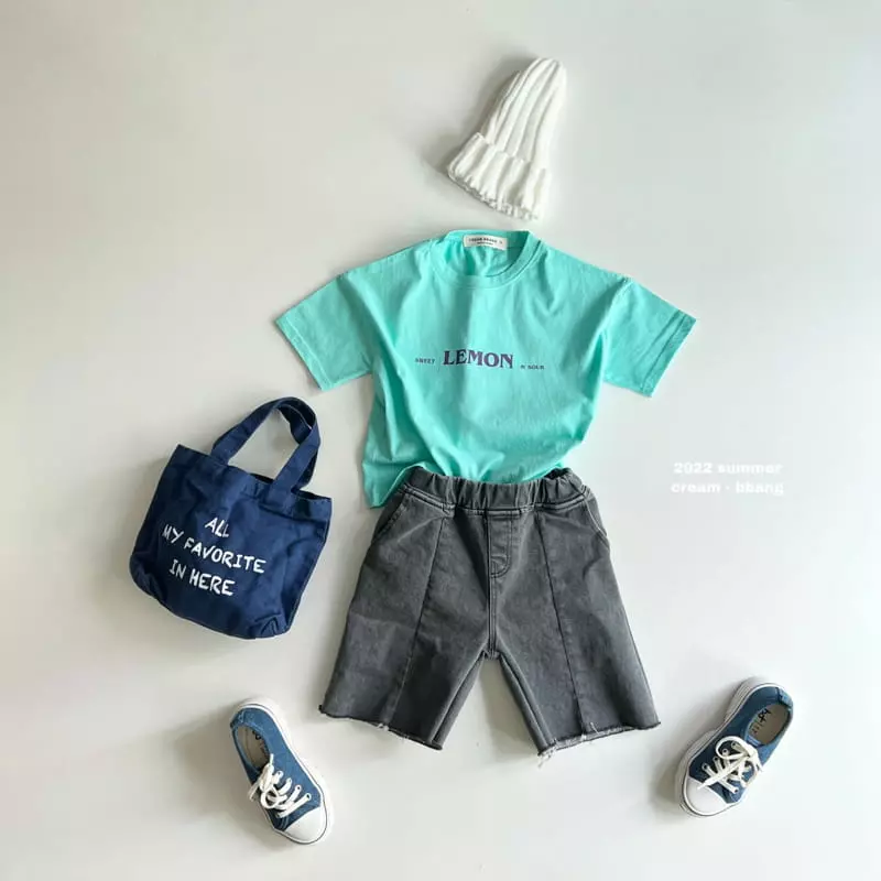 Cream Bbang - Korean Children Fashion - #discoveringself - Lemon Tee - 12