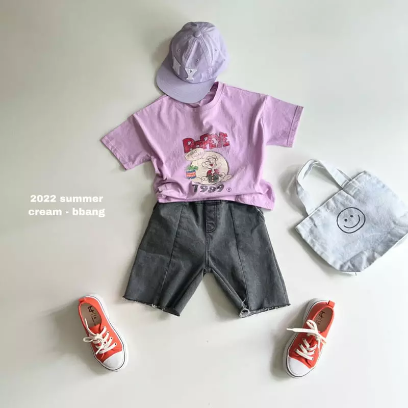 Cream Bbang - Korean Children Fashion - #fashionkids - Yam Yam Tee - 6