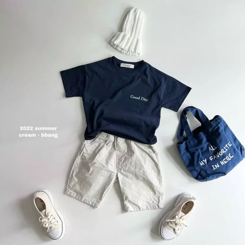 Cream Bbang - Korean Children Fashion - #fashionkids - Good Day Tee - 3