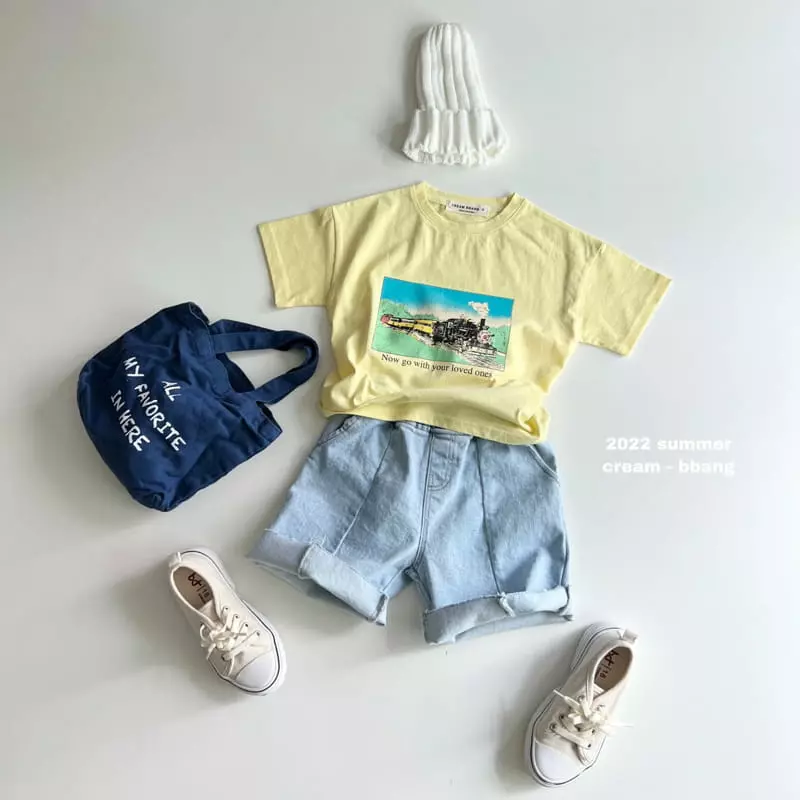 Cream Bbang - Korean Children Fashion - #fashionkids - Wins Tee