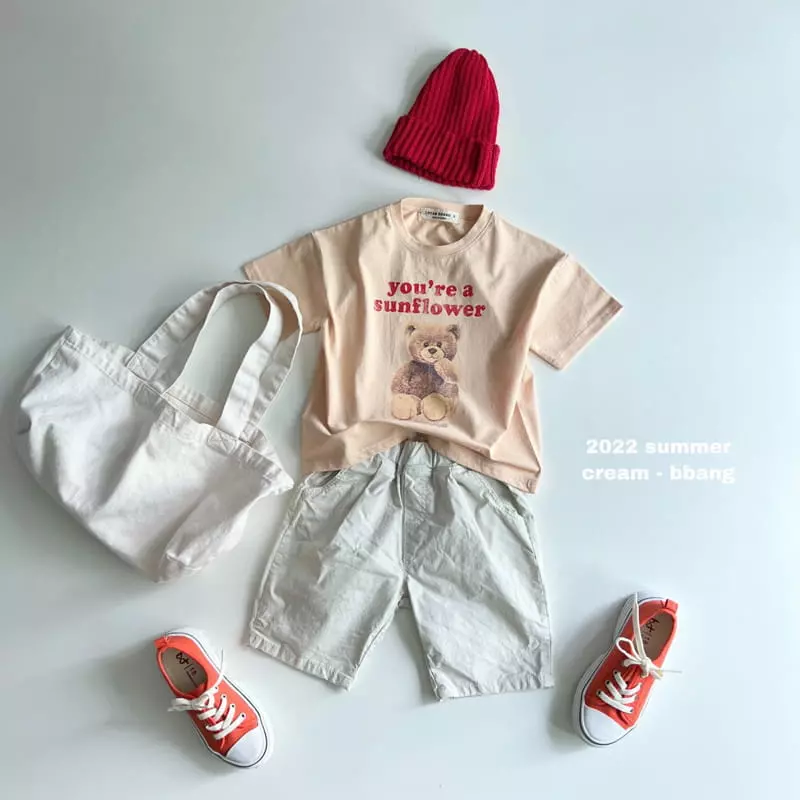 Cream Bbang - Korean Children Fashion - #fashionkids - Cotton Wrinkle Shorts - 11
