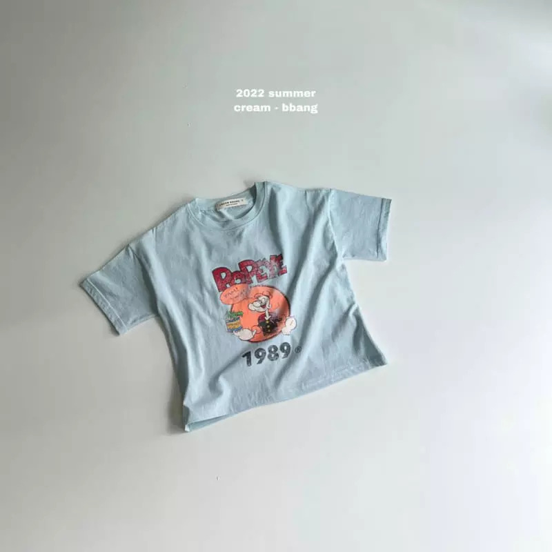 Cream Bbang - Korean Children Fashion - #kidsshorts - Yam Yam Tee - 7