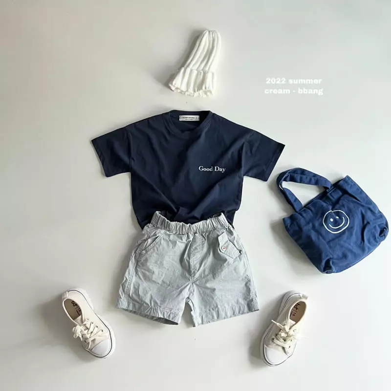 Cream Bbang - Korean Children Fashion - #fashionkids - Good Day Tee - 4