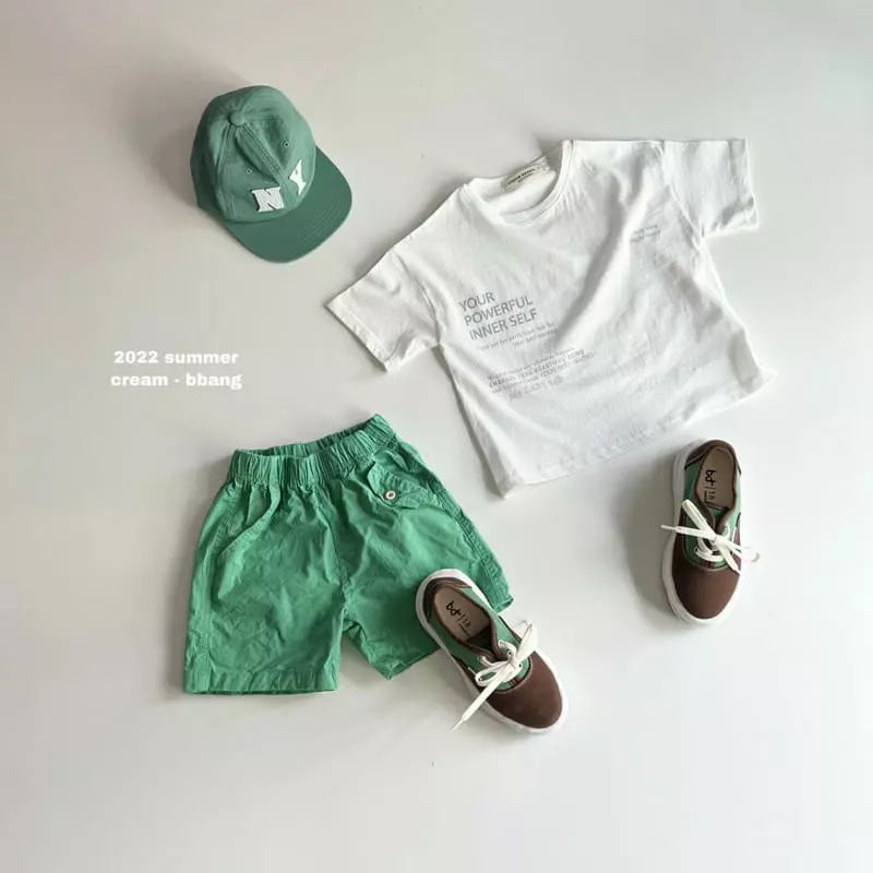 Cream Bbang - Korean Children Fashion - #kidsshorts - Powerful Tee - 11