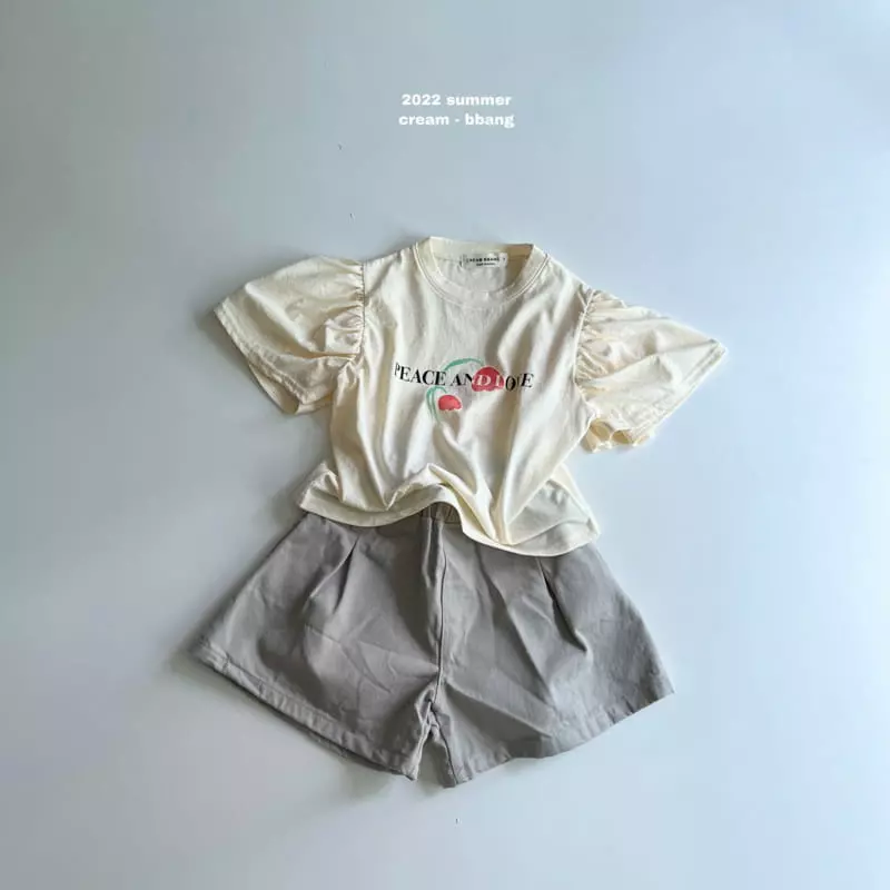 Cream Bbang - Korean Children Fashion - #kidsshorts - Pis Wing Tee - 8