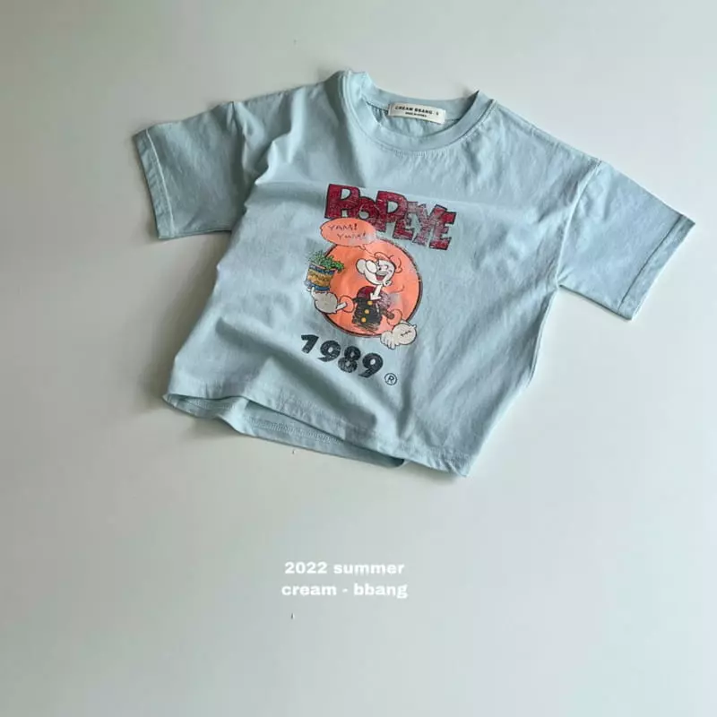 Cream Bbang - Korean Children Fashion - #kidsstore - Yam Yam Tee - 8