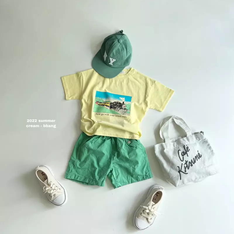Cream Bbang - Korean Children Fashion - #kidsstore - Wins Tee - 3