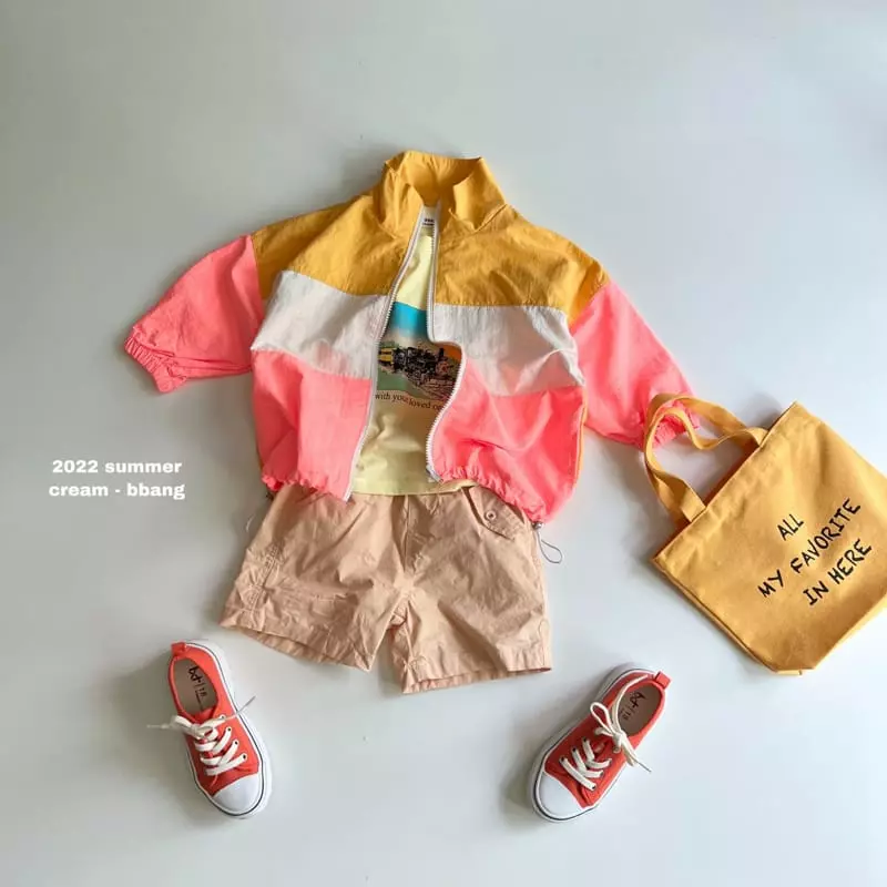 Cream Bbang - Korean Children Fashion - #kidsstore - Wins Tee - 4