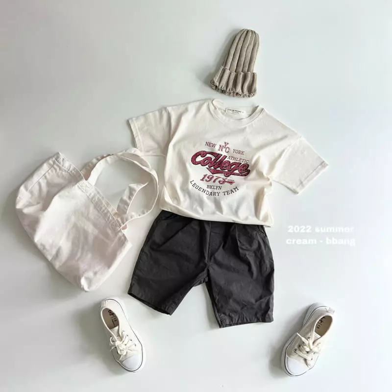 Cream Bbang - Korean Children Fashion - #magicofchildhood - Cotton Wrinkle Shorts - 3