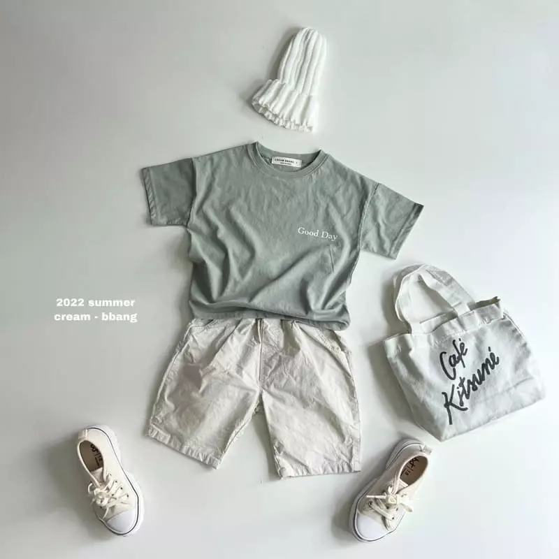 Cream Bbang - Korean Children Fashion - #minifashionista - Good Day Tee - 10