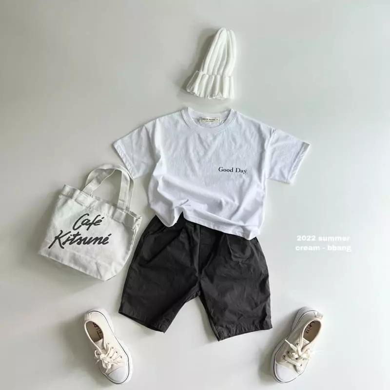 Cream Bbang - Korean Children Fashion - #magicofchildhood - Cotton Wrinkle Shorts - 4