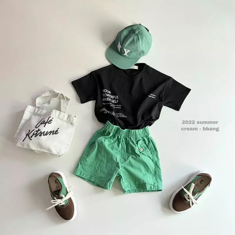 Cream Bbang - Korean Children Fashion - #minifashionista - Powerful Tee - 3