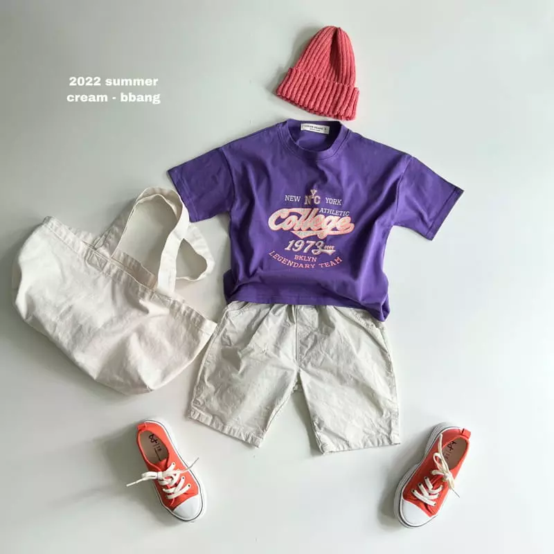 Cream Bbang - Korean Children Fashion - #prettylittlegirls - College Tee - 6