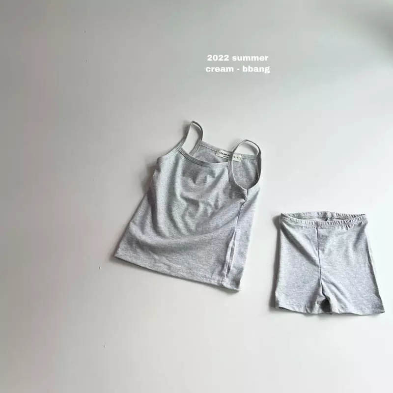 Cream Bbang - Korean Children Fashion - #prettylittlegirls - Underwear Top Bottom Set - 3