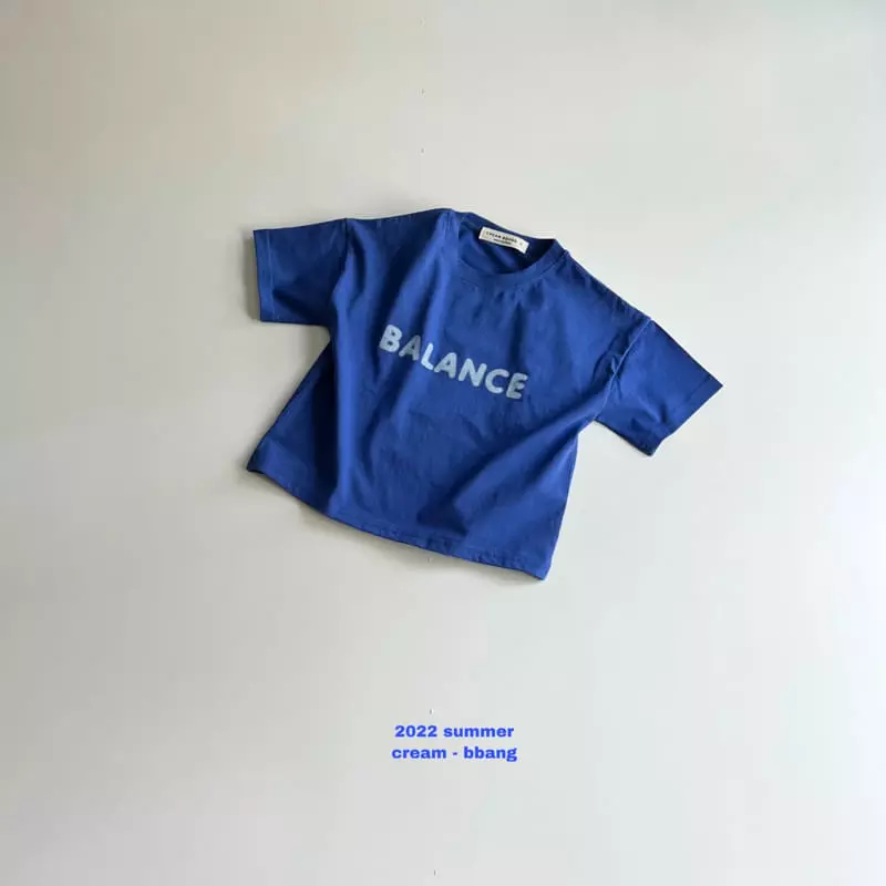 Cream Bbang - Korean Children Fashion - #toddlerclothing - Balance Tee - 2