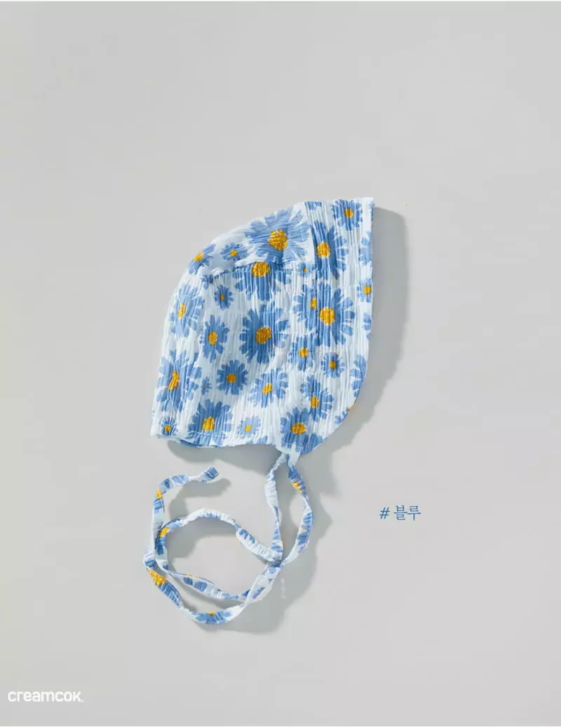Creamcok - Korean Baby Fashion - #babyboutiqueclothing - Bebe Flower Cooling Bonnet - 6