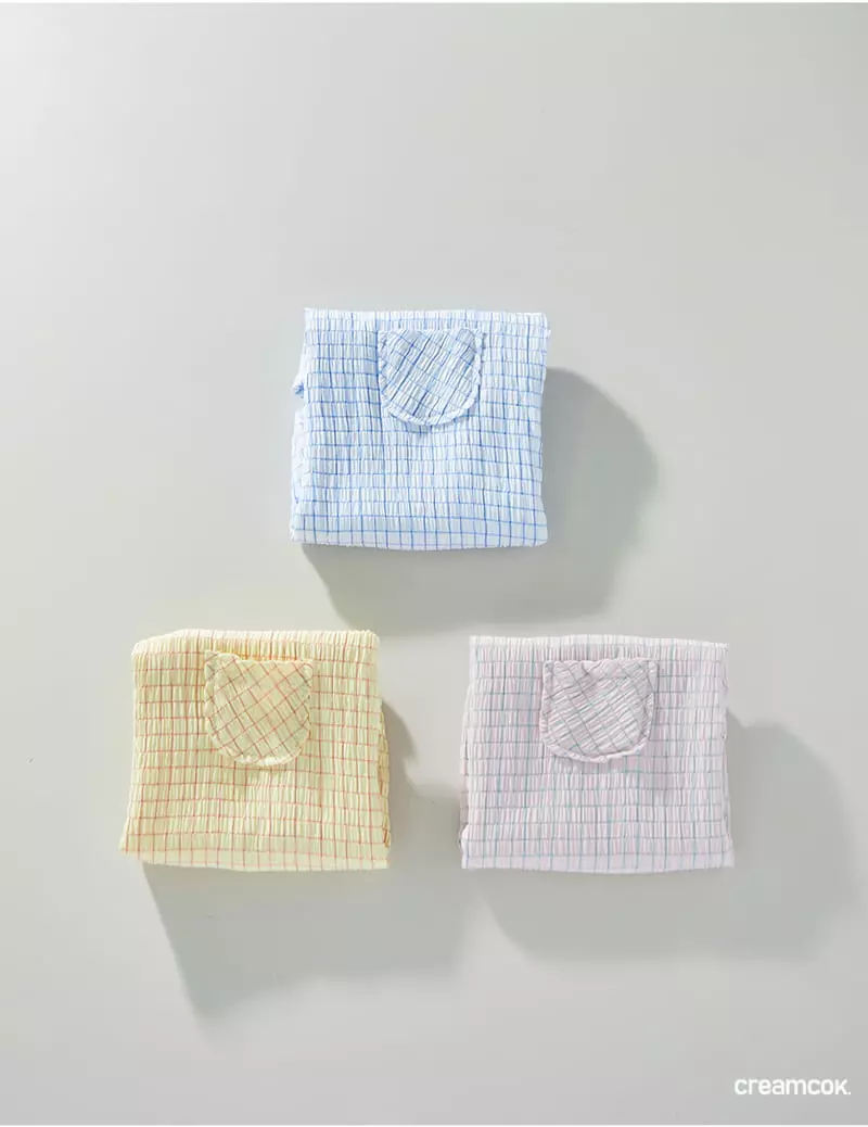Creamcok - Korean Baby Fashion - #babyboutiqueclothing - Bebe Check Check Cooling Bodysuit  - 5