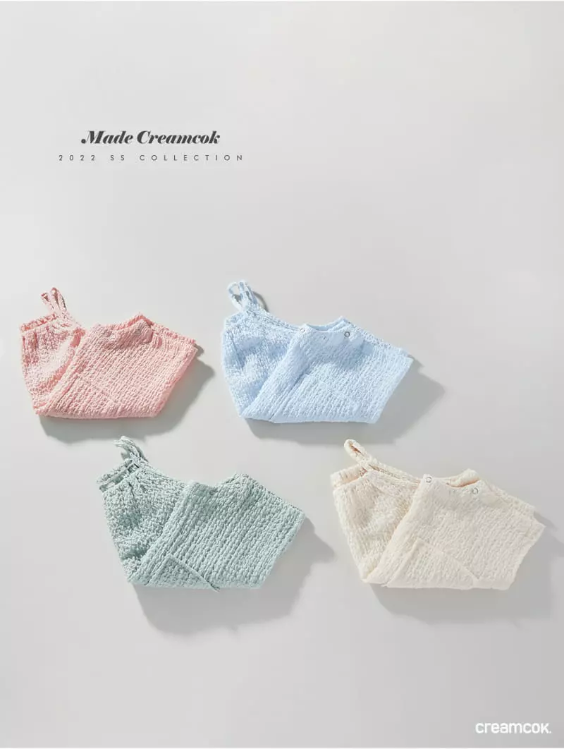 Creamcok - Korean Baby Fashion - #babyboutiqueclothing - Bebe Simply Cooling Bodysuit - 2