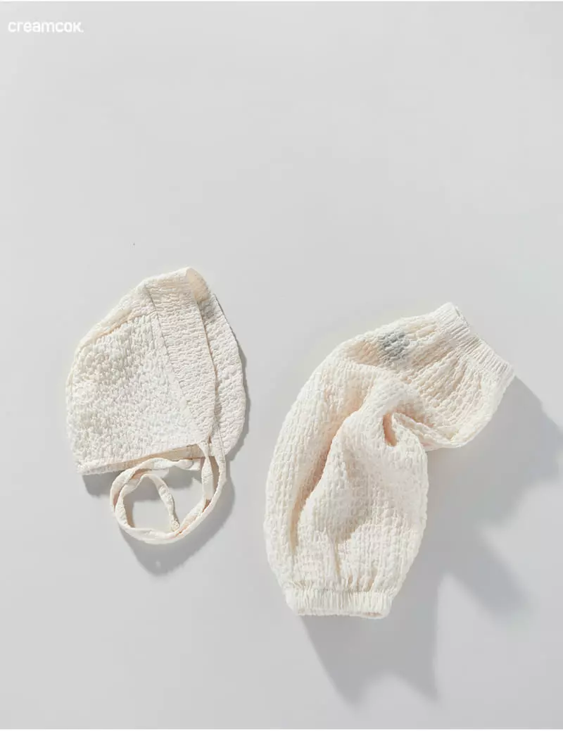 Creamcok - Korean Baby Fashion - #babyboutiqueclothing - Bebe Simply Cooling Bonnet - 6