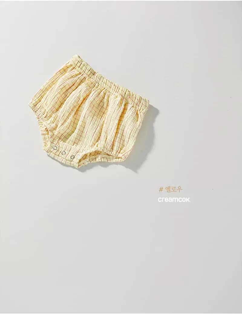Creamcok - Korean Baby Fashion - #babyclothing - Bebe Check Cooling Bloomer - 5